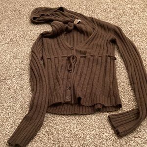 Dressy sweater with hood